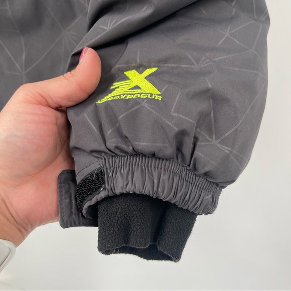 ZeroXPosur Black with Lime Green Trim Winter Coat Boy’s XL 14-16 - Picture 3 of 10